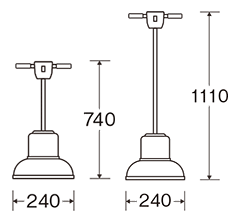 ポリッシャーCP-8型階段用　寸法
