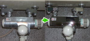 ミヤキ　浴室洗浄セット　施工前後